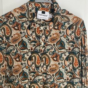 Top man Button down shirt